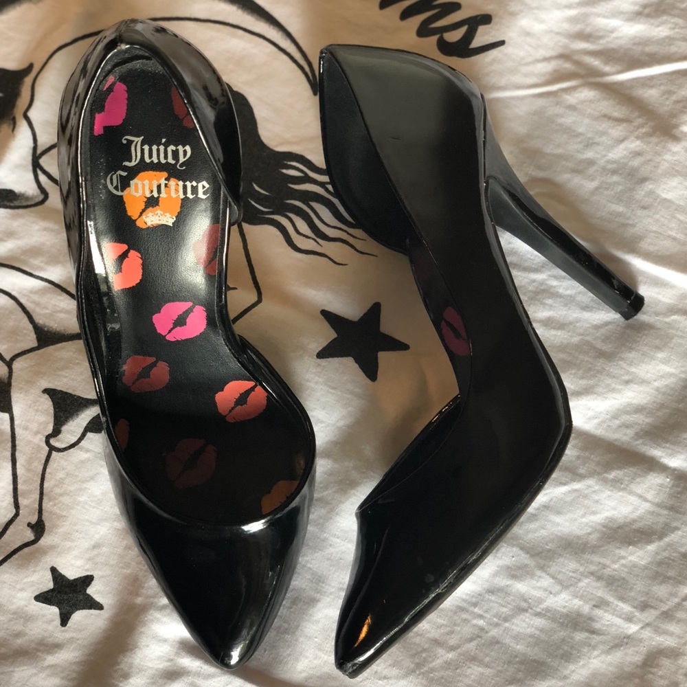 Black Juicy Couture Pumps Size 6.5